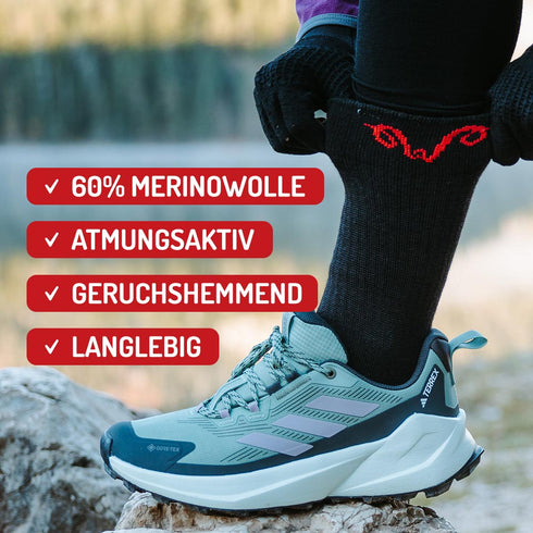 3 für 2 - Merino Wandersocken ACTIVE
